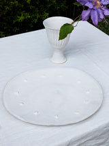 Ceramic Platters with Decorative Edge