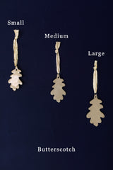 Ceramic Oak Leaf Decorations