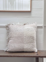 ‘Caroline’ Handwoven Wool and Boucle Check Cushions