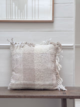 ‘Caroline’ Handwoven Wool and Boucle Check Cushions