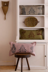 Patched Linen Somerset Song’ Cushion