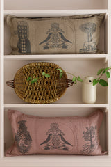 Patched Linen Somerset Song’ Cushion