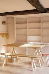 Suffolk Oak Trestle Table