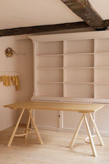 Suffolk Oak Trestle Table