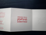 JOY Letterpress Christmas Card