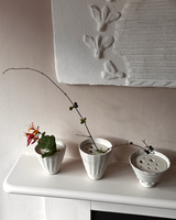 Fluted, Faceted & Repeat Ceramic Flower Bowls