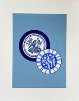 Delft Plate Montage Paintings - Laura Winstone