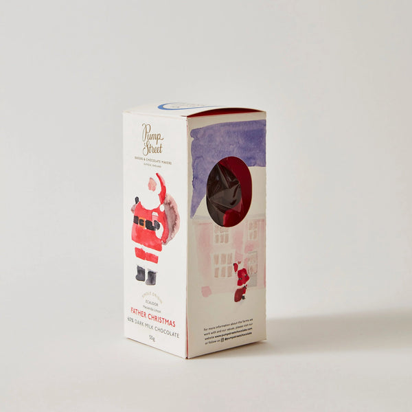 Chocolate Father Christmas, Winter Bars & Bar Gift Set - Pump Street
