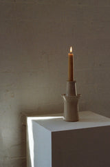 White Tiered Candlestick