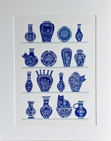 Delft Cat & Vase Collages- Laura Winstone