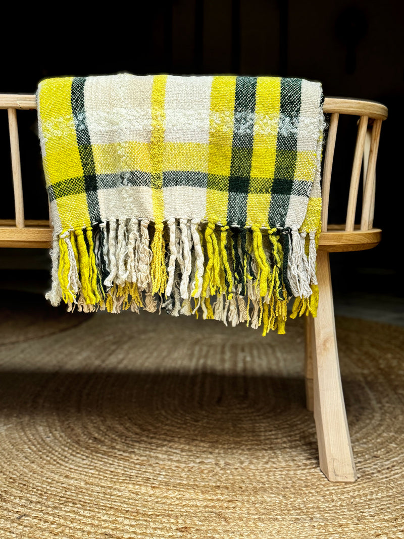 Handwoven British Wool Blankets