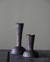 Hand-Carved Hawthorn Candlesticks
