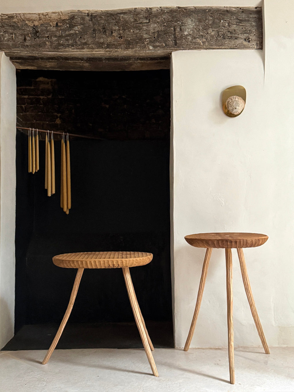 Oak Ridge and Furrow Side Tables – The Merchant's Table