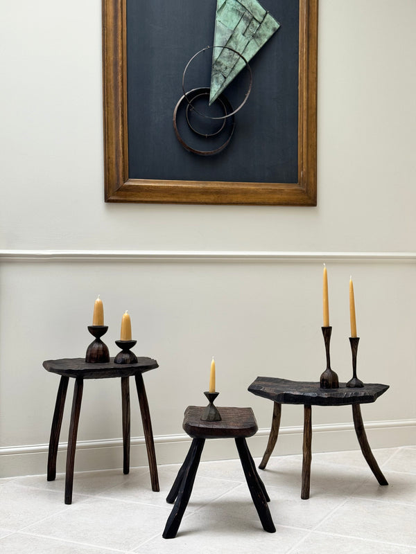 Elm, Oak & Ash Hand Crafted Side Tables