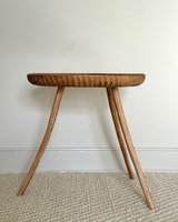 Oak & Ash Ridge and Furrow Side Tables