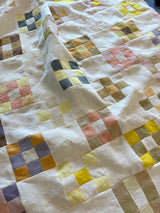 Harvest Moon Hand Stitched Quilt