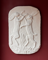 Hare Pargetted Panels