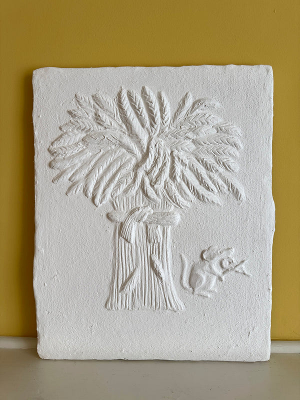 Wheatsheaf & Harvest Mouse Pargetted Panels