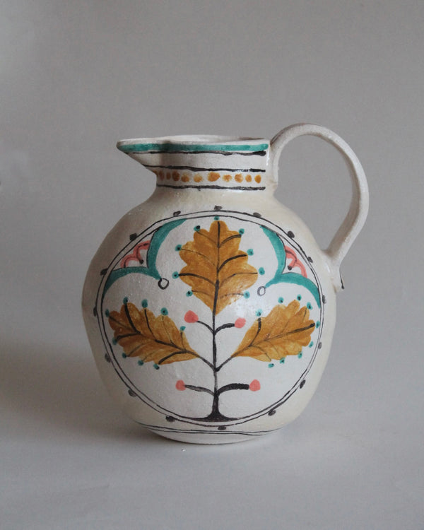 Oak, Wheat & Hare Illustrated Jugs