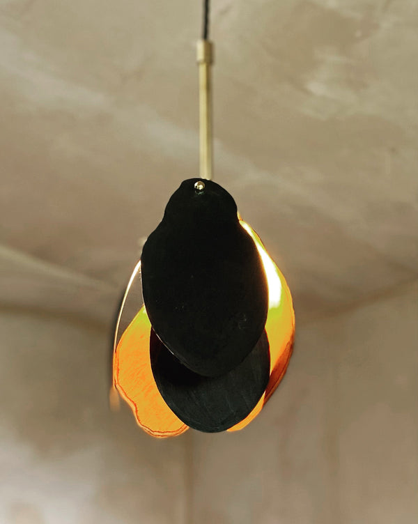 Black Magnolia Pendant Light