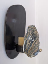 Norfolk Scallop Shell and Brass Wall Sconce