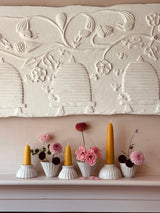 Fluted, Faceted & Repeat Ceramic Flower Bowls