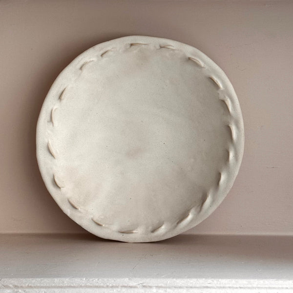 Ceramic Dishes with Decorative Edge