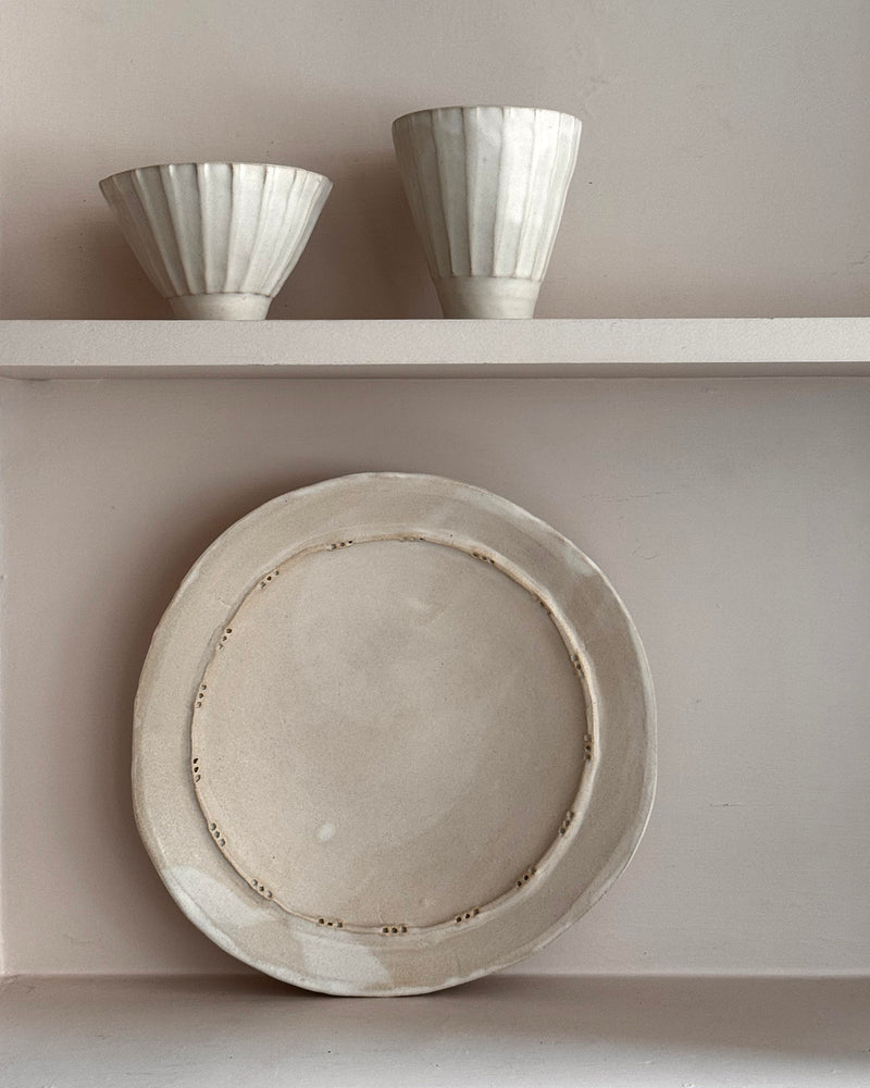 Ceramic Dishes with Decorative Edge