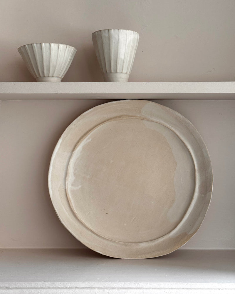 Ceramic Dishes with Decorative Edge