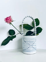 Delftware Basket Vases