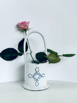 Delftware Basket Vases