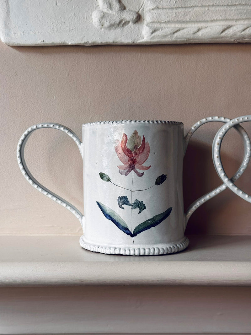 English Flower Friendship Vase / Cup