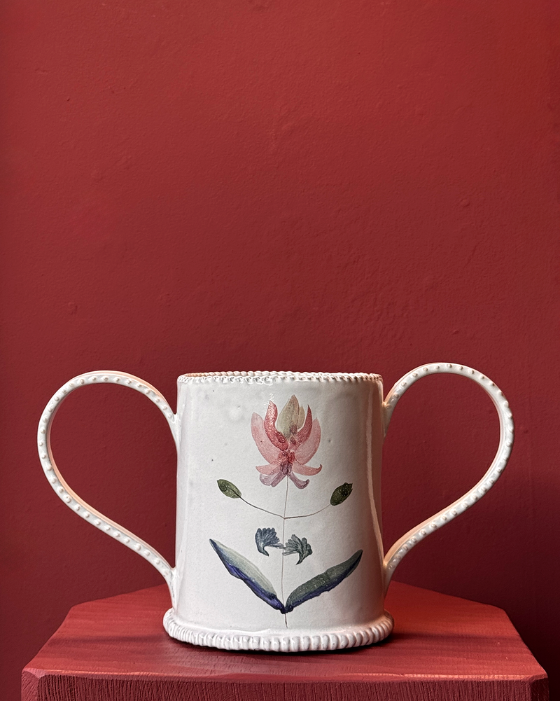 English Flower Friendship Vase / Cup