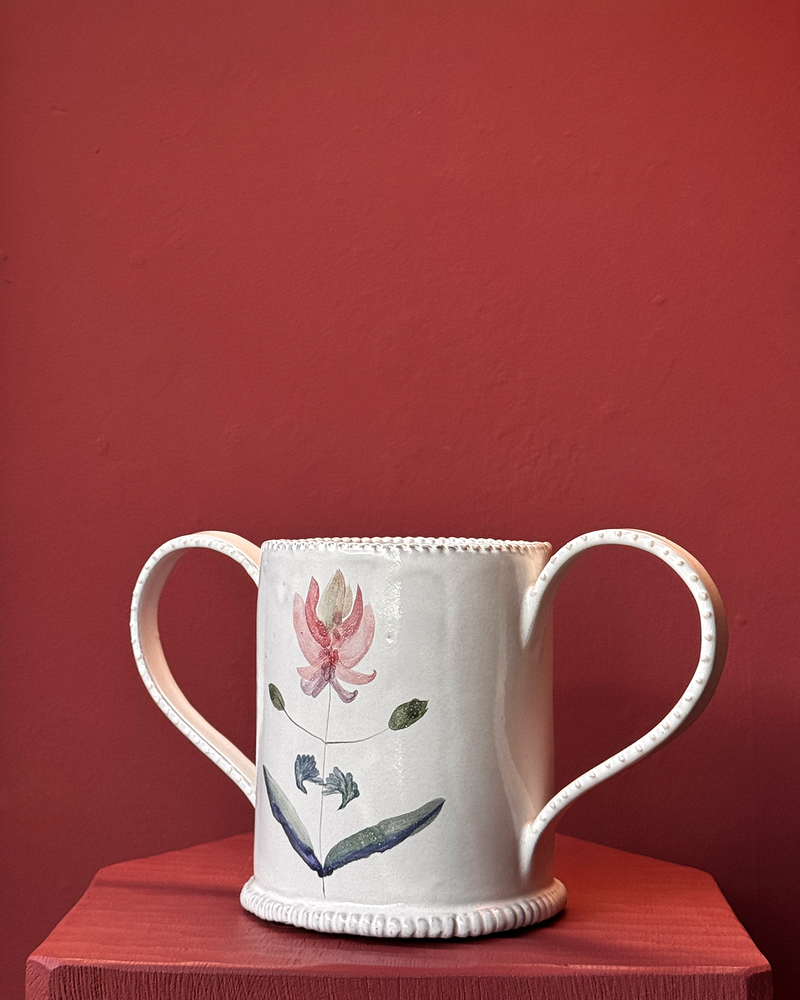 English Flower Friendship Vase / Cup