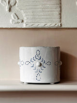 English Delftware Sprigged Jardinieres