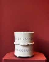 English Delftware Sprigged Jardinieres