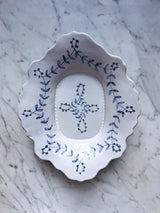 English Delftware Sprigged Platters