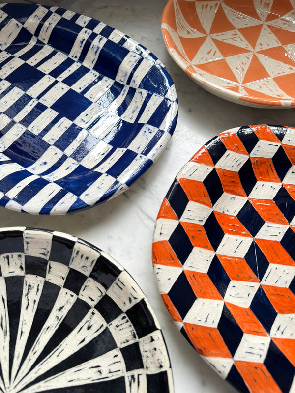 Hannah Watts Sgraffito Tableware Collection