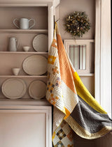 Harvest Moon Hand Stitched Quilt