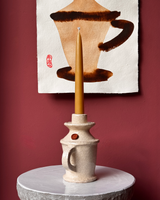 Earthenware Keshiki Candle Holders