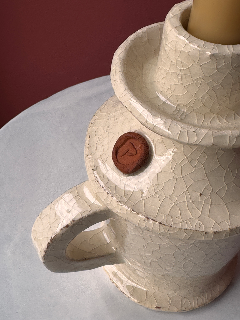 Earthenware Keshiki Candle Holders