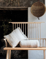 ’Lucky’ Hand-stitched Wool, Mohair & Boucle Cushions