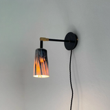 Horn & Brass Wall Light