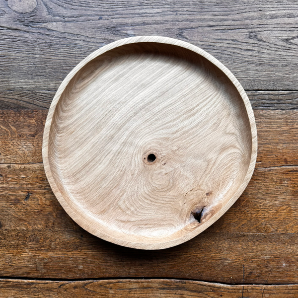 Natural 'Stone' Oak Tray