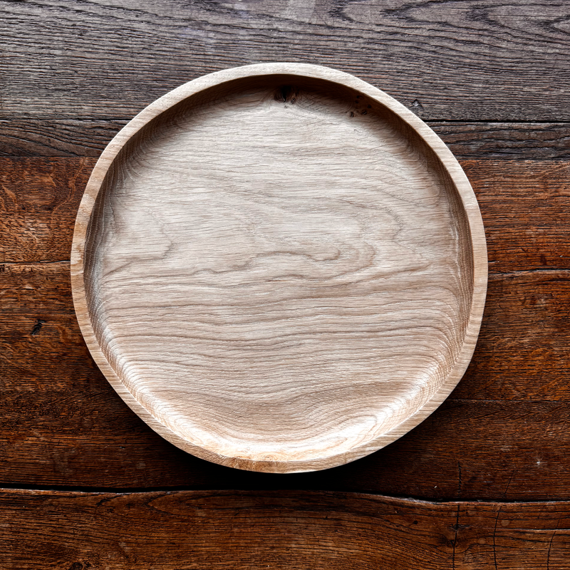 Natural 'Stone' Oak Tray