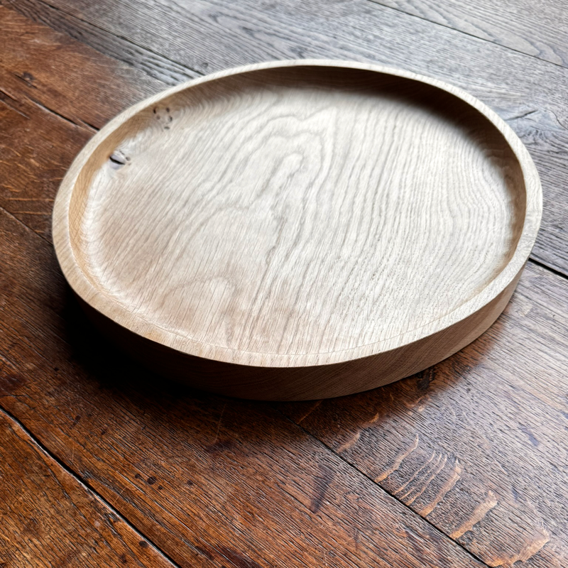 Natural 'Stone' Oak Tray