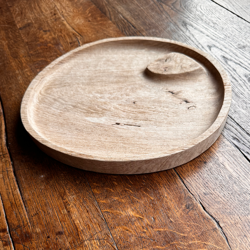 Natural 'Stone' Oak Tray