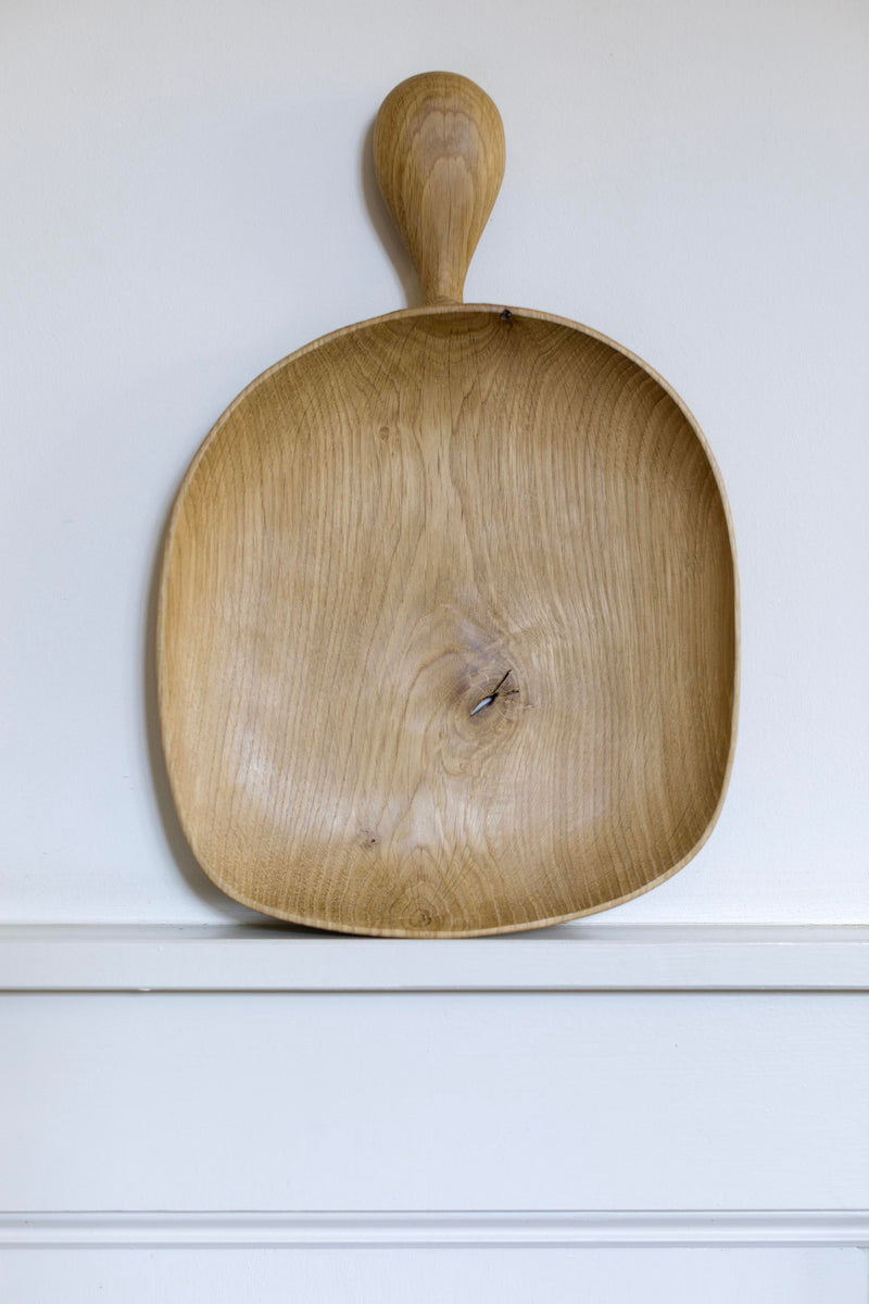 Extra Large Oak Plate Scoops - Jamie Gaunt