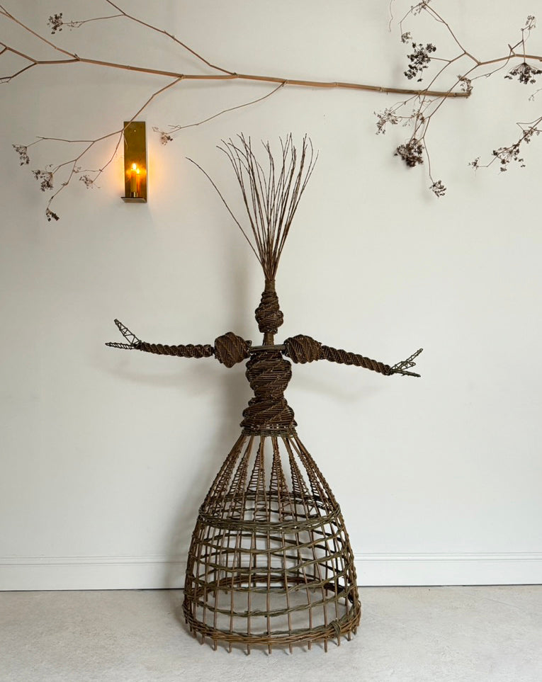 Sculptural Willow Harvest Maiden