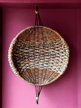 Willow and Rush, Circular Hazel Frame Basket